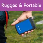 Transcend 2TB StoreJet Portable External Hard Drive USB 3.0 , Encryption Enabled , Slip & Shock Resistant Outer Shell 25H3 Military-grade , Windows Mac & Linux | Purple TS2TSJ25H3P - Image 2