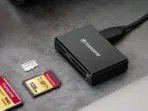 Transcend TS-RDC8K2 USB 3.1 Micro USB to USB Type C Multi Card Reader (SD, SDHC, SDXC, UHS-I/microSDHC, microSDXC UHS-I/CF UDMA7) Black - Image 2