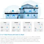 CUDY WR300 300 Mbps N300 Multi-Mode Wi-Fi Router with 4 Fast Ethernet Ports - Connect up to 30 Devices Wirelessly - Cudy App - Covers 90 m² - Router/AP/RE/WISP/Client/Mesh Modes - VPN Client of WireGuard, PPTP, L2TP | NO WARRANTY - Image 4