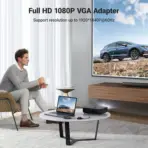 UGREEN VGA Splitter 1 in / 2 Out Screen Duplication Support Mirror Mode Only Y Splitter Computer Monitor VGA SVGA Port with 1 meter Cable Support 1080P 60Hz for Laptop PC to Monitor | UGREEN-20918 - Image 6