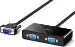 UGREEN VGA Splitter 1 in / 2 Out Screen Duplication Support Mirror Mode Only Y Splitter Computer Monitor VGA SVGA Port with 1 meter Cable Support 1080P 60Hz for Laptop PC to Monitor | UGREEN-20918 - Image 9