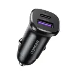 UGREEN 30W Dual Port Fast Car Charger EC305 – USB-C PD 30W & USB-A QC 22.5W, Smart Safety Protection, Wide Compatibility for Phones, Tablets & iPads - Image 2