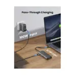 UGREEN CM639 11-in-1 USB-C Docking Station | Dual 4K Display HDMI + VGA | 100W PD Fast Charging | 10Gbps USB-C/A | Gigabit Ethernet | SD/TF Reader | Audio Jack | Plug & Play - Image 5