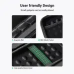 UGREEN 40707 - 2.5 Inch External Hard Drive Case Cover Shockproof Storage Bag Electronic Accessories Waterproof Bag Compatible with SSD HDD USB Cables SD Cards USB Stick External Battery - Image 7