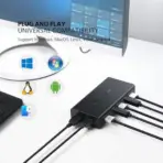 UGREEN KVM HDMI USB Switch, 2-Port HDMI 4K Switcher Box, Monitor Sharing Selector with USB Hub for Laptop, Desktop, Support Keyboard Hotkey & Auto Switch, 2 USB Cables | 50744 - Image 3