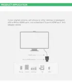 UGREEN Mini HDMI Male to HDMI Female Adapter 20101 – 4K/1080p Support, 24K Gold-Plated, Oxygen-Free Copper, Portable Design for Camera, Tablet, Ultrabook - Image 3