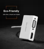 UGREEN USB-C To HDMI + VGA Converter With HDMI 1.4 Support, Dual Display Output, Scratch-Resistant ABS Housing, 15cm Cable, Plug And Play Design | MM123-30843 - Image 5
