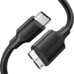 UGREEN USB C to USB 3.0 Micro B Cable, Fast Charging and Data Sync Transfer Cord, Compatible with Samsung Galaxy S5 Note 3 Seagate WD Toshiba External Hard Drive Camera, 1 meter | 20103