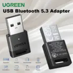 UGREEN USB Bluetooth 5.3 Adapter for PC Accessories - Plug & Play on Windows 11/10/8.1 | Connect Up to 5 Devices | Bluetooth Receiver & Transmitter for Keyboard, Mouse, Headphones, Speakers, Printer | CM591-35995