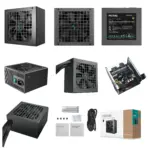 DeepCool PN750D PSU 750W ATX 3.1 &PCIe 5.1 Standard 80 Plus Gold efficiency; Dedicated 12V-2x6, 2 EPS, and 3 PCIe Connectors, Dynamic 120mm Fan, Robust Protection (OVP, OCP, etc.) ; Non-Modular | BLACK - Image 8