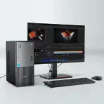 ThinkCentre neo 50t Gen 5 Intel® Core i3-14100 | Intel® UHD Graphics 730 | 8GB DDR5 RAM ;  512GB SSD ; DOS | 3-in-1 Card Reader | HD Speakers | USB Calliope Keyboard Eng. Ara + Mouse | Ethernet , NO Wi-Fi  , No Bluetooth | Black ~ 2 YEAR WARRANTY - Image 5