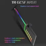 Thermalright TR-GCSF Graphics Card GPU Brace Support Holder with ARGB Lighting, Metal Frame, Adjustable Length, 5V ARGB Lighting