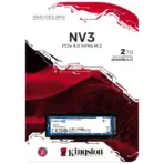 Kingston NV3 M.2 2280 2TB PCIe 4.0 x4 NVMe Internal Solid State Drive (SSD) - Ultra High Speed Up to 6000 MB/s | Navy Blue SNV3S/2000G