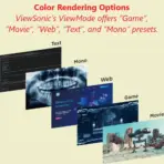 ViewSonic VA2736-H 27 inch Full HD Monitor - 120Hz, IPS Technology, 1ms Response, Borderless Design, Low Blue Light and Flicker-Free Technology ; Tilt Adjustable ; VGA , HDMI 1.4 , Audio Out Connectivity - Image 7