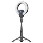 2K Ultra-HD Webcam With Built-In Mic, 5.5" Ring Light, 90° Wide-Angle Lens, Digital Zoom, Sony Advanced Sensor & Detachable Tripod | 1080p@60FPS | Magnetic Privacy Cover - Image 2