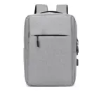 Business Slim Formal Laptop Backpack for up to 15.6 Inch - Durable Oxford Textile - USB Charging Port - Organized Compartments - Waterproof - Heavily Padded for Sensitive Electronics Impact Protection - GREY - Image 11