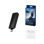 CUDY AX5400 Tri-Band Wi-Fi 6E USB 3.0 Adapter With 2402 Mbps 6 GHz And 5 GHz, 574 Mbps 2.4 GHz, 2×2 MIMO, 160 MHz Channel, 1024-QAM, WPA3 Security, Windows 10/11 Support - Image 2