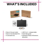 Wacom One S Pen Tablet with Battery-Free EMR Pen, Bluetooth Connectivity, Compatible with Windows, Mac, Chromebook, and Android – Perfect for  Digital Drawing, and Everyday Office Tasks | 15.24 x 9.4 cm.  - Image 6