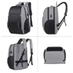   Laptop Backpack  Business / Travel | Expandable |  USB Charging Port | 15.6" | Waterproof | Password Lock Anti-theft | Lightweight | GREY - Image 10