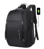   Laptop Backpack  Business / Travel | Expandable |  USB Charging Port | 15.6" | Waterproof | Password Lock Anti-theft | Lightweight | GREY - Image 18