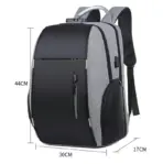   Laptop Backpack  Business / Travel | Expandable |  USB Charging Port | 15.6" | Waterproof | Password Lock Anti-theft | Lightweight | GREY - Image 2