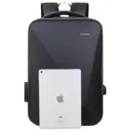 Laptop Backpack 15.6" Anti-Theft Pin Lock - Waterproof  - Shockproof - USB Charging Port - 30X17X44cm -   Suitable For College , Travel , Gaming Pack , Student Schoolbag - BLACK - Image 8