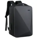 Laptop Backpack 15.6" Anti-Theft Pin Lock - Waterproof  - Shockproof - USB Charging Port - 30X17X44cm -   Suitable For College , Travel , Gaming Pack , Student Schoolbag - BLACK - Image 2
