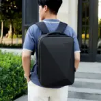 Laptop Backpack 15.6" Anti-Theft Pin Lock - Waterproof  - Shockproof - USB Charging Port - 30X17X44cm -   Suitable For College , Travel , Gaming Pack , Student Schoolbag - BLACK - Image 24