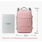 PURPLE Laptop Backpack - Accommodates Up to 15.6" Laptops & Tablets - Waterproof - Heavily Padded for Sensitive Electronics Protection -  USB Charging Port - Inner Pockets for Wet & Dry Laundry - Luggage Strap -Multifunctional for Hiking , Gym , Travel - Image 18