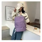 PURPLE Laptop Backpack - Accommodates Up to 15.6" Laptops & Tablets - Waterproof - Heavily Padded for Sensitive Electronics Protection -  USB Charging Port - Inner Pockets for Wet & Dry Laundry - Luggage Strap -Multifunctional for Hiking , Gym , Travel - Image 7