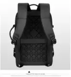 Laptop Backpack - Holds up to 15.6" Laptops & Tablets - Waterproof - Ergonomic Softback - Electronics Impact Protection - Luggage Strap - Organized Pockets - Suitable for Travel, University , Collage , School - BLACK - Image 21