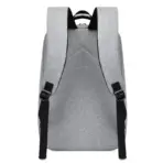 Laptop Backpack - Holds up to 15.6" Laptops & Tablets - Waterproof - Ergonomic Softback - Electronics Impact Protection - Oxford Material - Suitable for University , Collage , School - GREY - Image 9