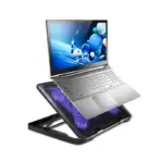 Cooling Pad Gaming Laptop Cooler, Notebook Cooling Pad | Supports 12" to 16" Laptops , 2 USB Ports - 5 Fans with LED , Light Weight Slim Cooler - Image 7
