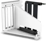 NZXT Vertical GPU Mounting Kit -175 mm PCIe 4.0x16 Riser Cable - GPU Holder - Sturdy Steel Bracket - White AB-RH175-W1