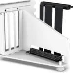 NZXT Vertical GPU Mounting Kit -175 mm PCIe 4.0x16 Riser Cable - GPU Holder - Sturdy Steel Bracket - White AB-RH175-W1