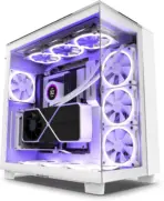 NZXT Vertical GPU Mounting Kit -175 mm PCIe 4.0x16 Riser Cable - GPU Holder - Sturdy Steel Bracket - White AB-RH175-W1 - Image 8