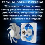 Gamdias Notus M1-1201 WH ARGB 120mm PWM Fan With 400-1600 RPM, 57.56 CFM Airflow, Hydraulic Bearing, Reverse Blade Swappable Option (intake ↔ exhaust), Low Noise 25dBA, And Motherboard ARGB Sync | WHITE  - Image 10