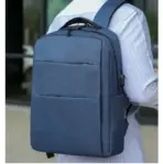 Laptop Backpack - for Tablets & Laptops up to 15.6" - Waterproof - Electronics Protection  - Scratchproof - Travel Friendly - Organized Compartments - USB Charge Port - Slim Casual Business Design - Heavy Duty - 42 x 12 x 30 cm - DENIM BLUE - Image 7