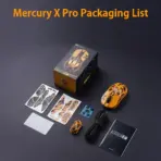 GRAVASTAR Mercury X Pro 8K Wireless Worn Edition-Yellow Gaming  Mouse with X Pro 8000Hz RGB Dongle – Lightweight 49g, PAW 3950 32K DPI, Tri-Mode Connectivity, RGB, Magnesium Alloy Skeleton | Battle Worn-Yellow  - Image 10