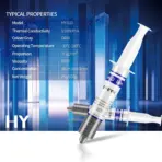 HY510 Grey Thermal Grease 25g Syringe With 1.93W/m-K Conductivity, Low Thermal Impedance, Wide Temperature Range, High Insulation, Entry CPU & LED Module Cooling Paste