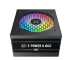 XIGMATEK Z-Power II RGB 600 PSU Non-Modular 400W - 120mm RGB Fan - AC 230V Input, Double Forward- Intel & AMD Motherboard - OPP/UVP/OVP/SCP Protection | BLACK EN44540 - Image 2