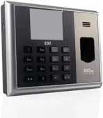 ZKTECO​ S30 BIOMETRIC TIME ATTENDANCE MACHINE  - 3.0″ TFT LCD - Fingerprint and/or PINs - Optional ID/IC  - RS232/485, TCP/IP, U-Client, U disk - Optical Sensor | Graphite Silver ZKT-S30 - Image 4