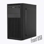 Infopower ATX PC Case With 450W PSU, USB 1.1 x2, HD Audio, Supports Mini ITX & Micro ATX, Hybrid HDD/SSD Slot, 4 PCI Slots, Optional Fan Mounts – Black - Image 4