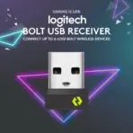 LOGITECH Bolt USB Receiver , High Performance Wireless Connection For Wireless Mouse, Keyboard or Combo, Connects up to 6 Devices , Supports Windows, macOS, Linux, Chrome OS