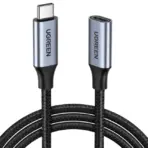 UGREEN USB-C MALE TO USB-C FEMALE GEN2 1M DARK GRAY CABLE