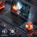 Acer Nitro V 15 ANV15-52-92DD Intel® Core i9-13900H | 16GB DDR4 RAM ; 512GB NVMe SSD | RTX 5060 (8GB) | 15.6 inch 165Hz Active Matrix TFT LCD Display | Amber Backlit Keyboard | DOS | BLACK   - Image 6