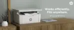 HP LaserJet MFP M141a Multifunction All In One Printer, Print - Copy - Scan , 21 - 30 Print Speed, USB Connectivity, 100 Sheets Output Capacity, Up to 21 cpm Copy Speed, LED Display, White | 7MD73A - Image 2
