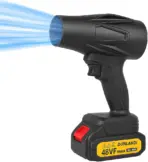 DUNLANDI 48V Cordless Air Blower With 1500mAh Lithium Battery, Lightweight Handheld Electric Dust Blower With Charger, High-Efficiency Motor For Cars Electronics Workshops Leaves Debris Cleaning - Image 2