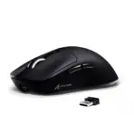 Attack Shark X3 49g Superlight Wireless Gaming Mouse – PAW3395 Sensor, 26K DPI, Tri-Mode (2.4G/Bluetooth/Wired), 1000Hz, 200-Hour Battery, TTC Encoder – Black Ergonomic - Image 3