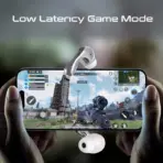 PROMATE High-Definition Hybrid ANC TWS Earbuds with IntelliTouch ; 5.4 Bluetooth ; Environmental (ENC) & Active Noise Cancellation (ANC) ; Low Latency Game Mode ; IPX4 Water Resistance | BATON WHITE - Image 2